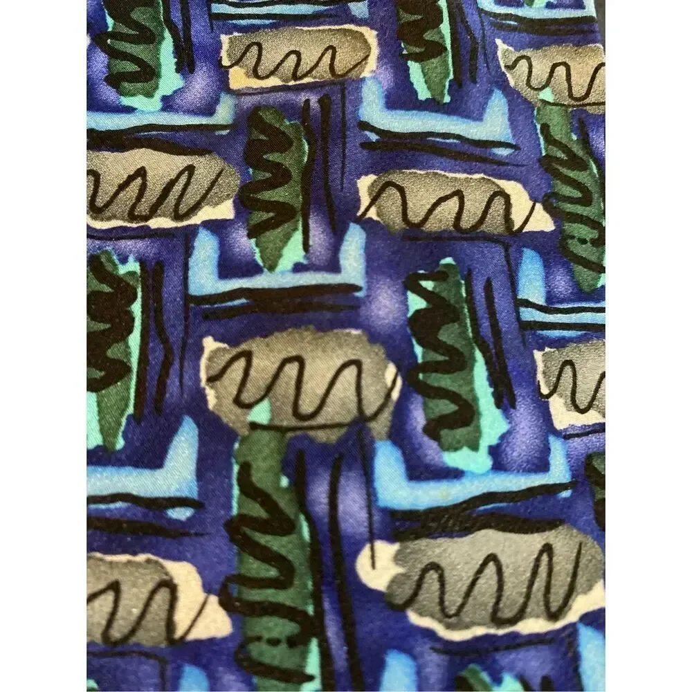 J. Garcia men’s plant person collection 100% silk tie 57